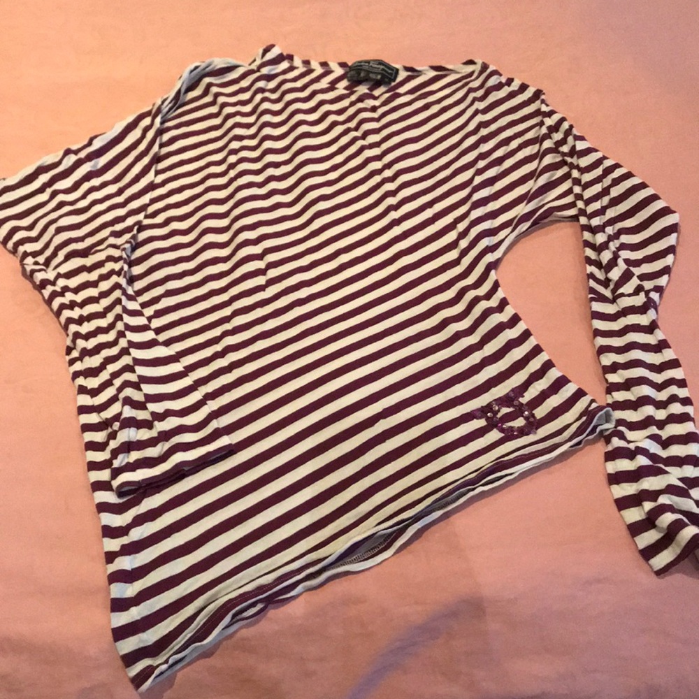 Ferragamo! Asymmetrical cotton/viscose top